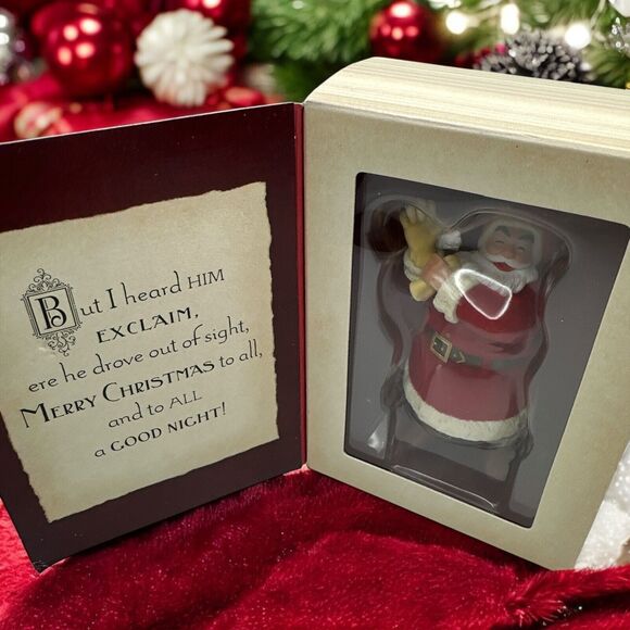 Hallmark #4 Twas the Night Before Christmas 2001 Keepsake Ornament  Santa Claus - Picture 3 of 4